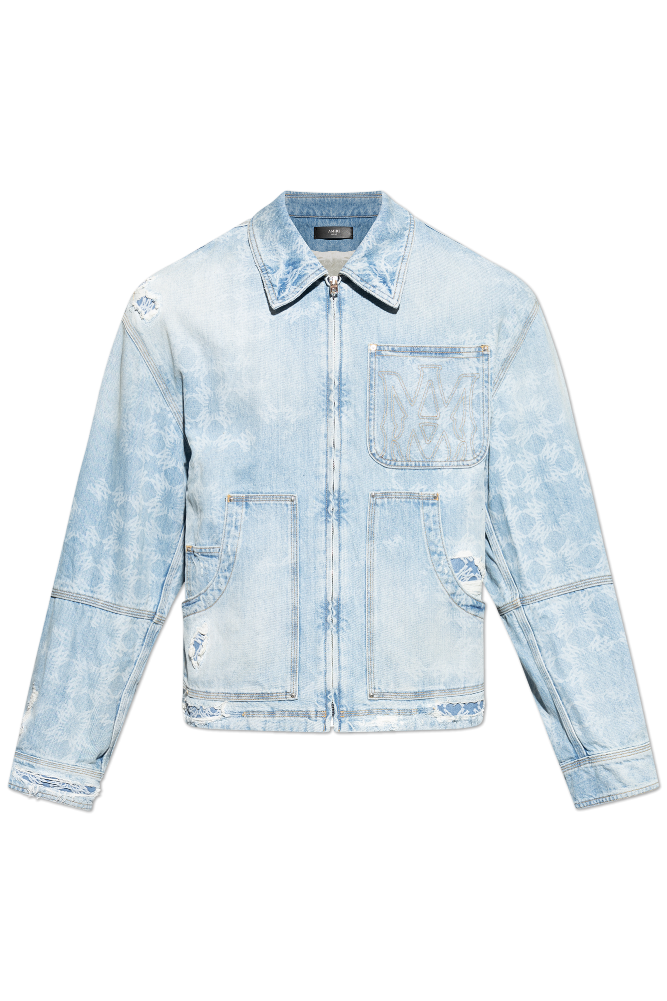 AMERI　DENIM NAPOLEON LIKE JACKET INTO · INTO